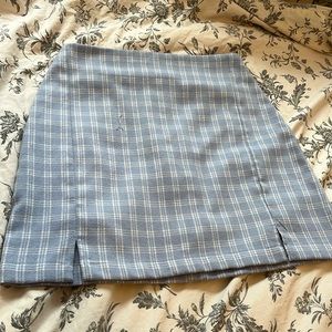 Blue Brandy Melville skirt.